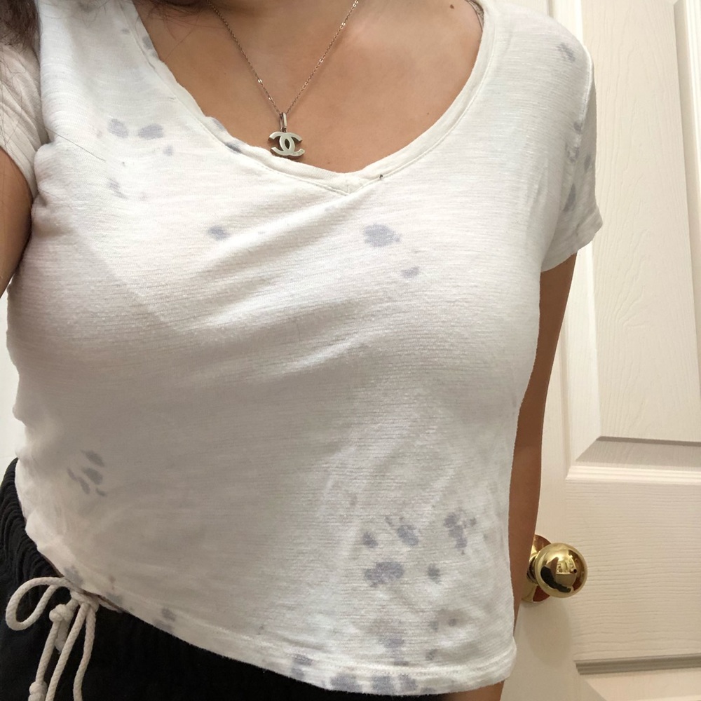 me to we bleached shirt